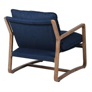 Eclectic Blue Denim Armchair